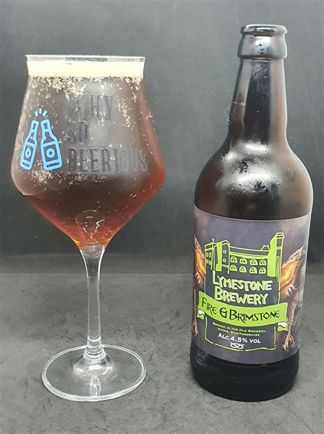 Fire And Brimstone Rauchbier Review Lymestone Brewery Why So Beerious