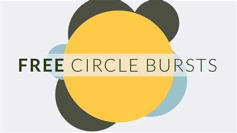 Free Circle Burst Assets For After Effects And Video Editing Youtube