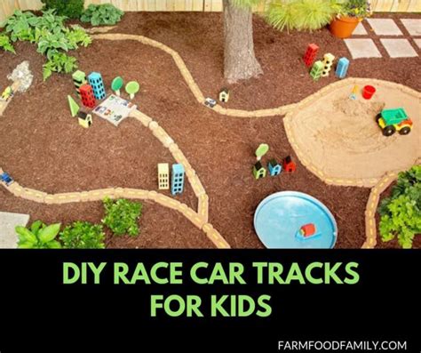 Diy Race Car Tracks For Kids Pavers Backyard Backyard Garden Diy