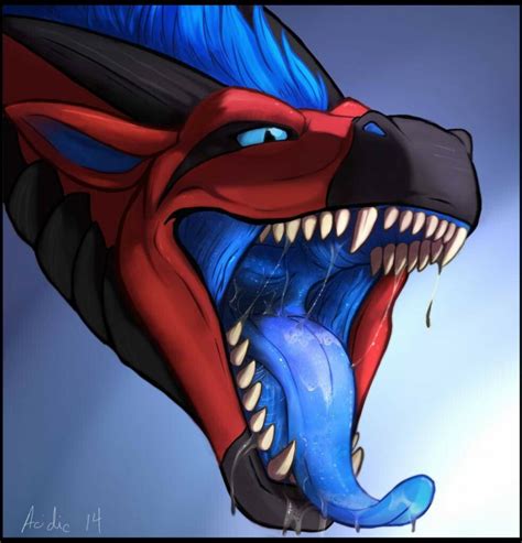 See a recent post on tumblr from @captainsobao about furaffinity. Idea by Mars Yeti on Dragon Mawshots | Dragon artwork ...