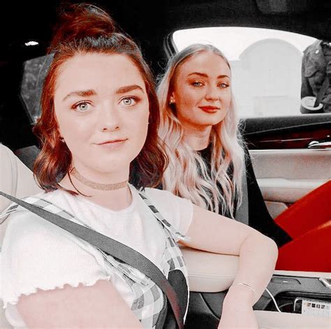 Sophie Turner And Maisie Williams