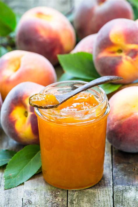 Low Sugar Peach Jam