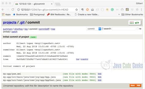 Git Instaweb Example Java Code Geeks
