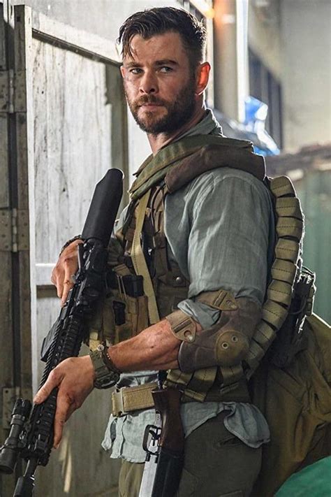 Chris Hemsworth in Extraction Forças especiais Estrela de cinema Filmes