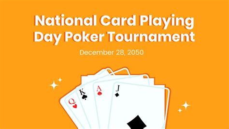 National Card Playing Day Invitation Background In Illustrator Jpeg