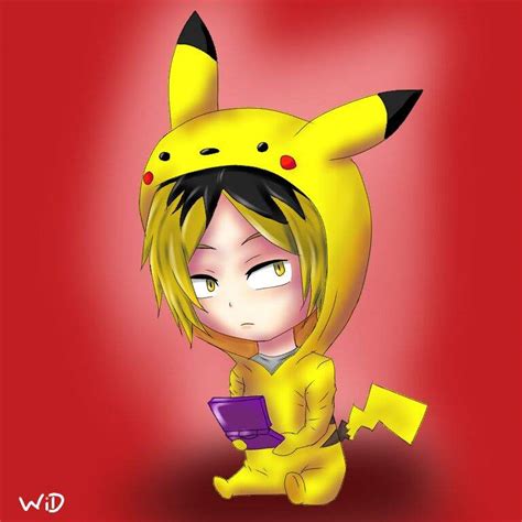 Images Of Anime Girl Wearing Pikachu Hoodie