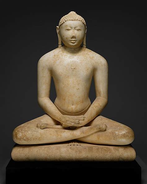 Jain Svetambara Tirthankara In Meditation Seated On A Throne Cushion Metropolitan Museum Of Art