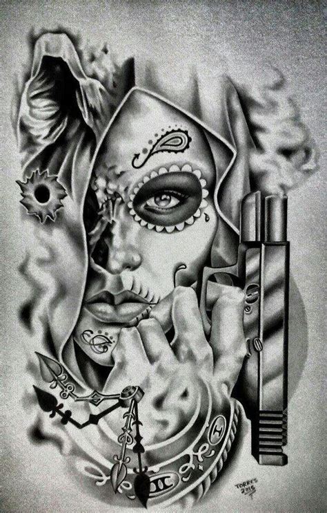 Chicano Art Tattoos Chicano Tattoos Tattoo Design Drawings