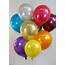 12 Latex Balloons  Metallic Assorted Colors Creative