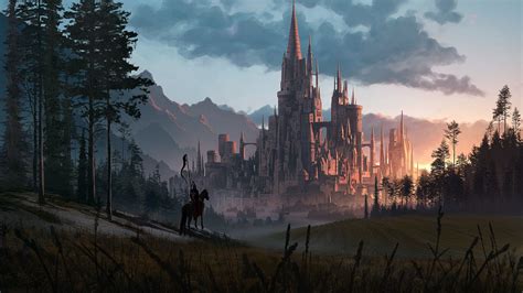 Medieval Castle 1920x1080 Fantasy Artwork Castelo Da Fantasia