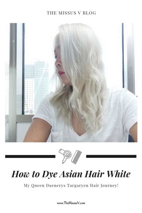 Bear in mind that the bleaching agent you use will only be able to lift the color of your pigmented hair to a pale yellow color at the very best, and to have the white type look, your best bet will be using a platinum blonde toner to cut the yellow tinge. How to Dye Asian Hair White (at Home & Without Breaking ...