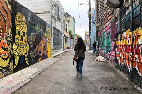 Graffiti Alley Urban Street Art Mural Sacramento California City Walls