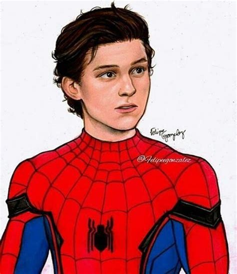 See more ideas about tom holland, holland, tom holland spiderman. Beautiful Drawing by Felipe Gonzalez