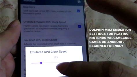 Dolphin Mmj Android Emulator Settings For Nintendo Gamecube Wii Games