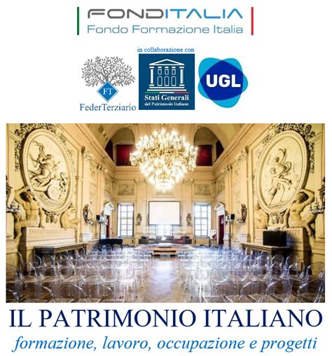 Convegno Su “il Patrimonio Italiano Formazione Lavoro Occupazione E