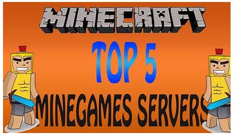 Minecraft Top 5 Minigame Servers - Best Minecraft servers 1.8 - YouTube