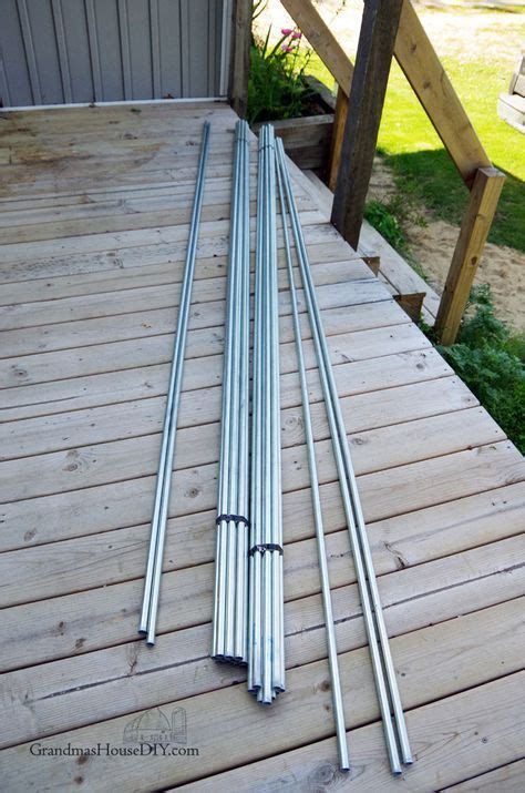 Look through diy cable deck railing pictures in different colors and styles and. DIY inexpensive how to deck rails out of steel conduit to ...