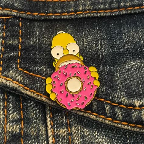 Homer Simpson Emaille Pin Abzeichen Die Simpsons Cartoon