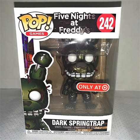 Buy Funko Pop Five Nights At Freddys Dark Springtrap Exclusive 242