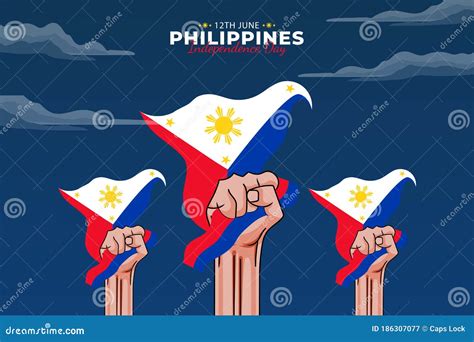 Vector Illustration Of Filipino Araw Ng Kalayaan Philippine