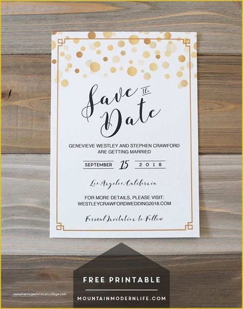 Funny Save The Date Templates Free
