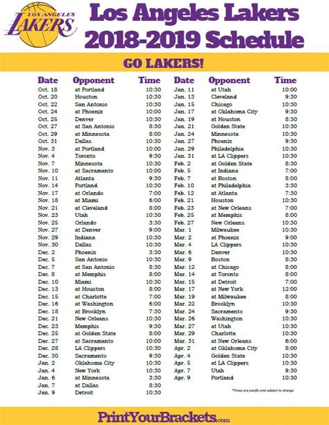 Lakers Schedule 2022 23 Printable Printable Word Searches