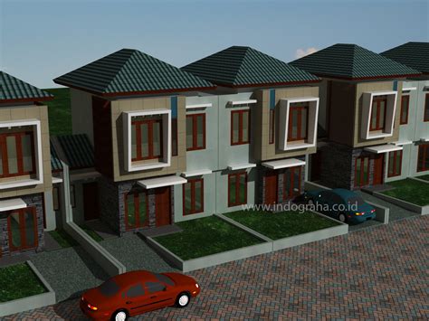 Berikut contoh gambar inspirasi rumah. Desain perumahan minimalis di Cibinong, Kab. Bogor - Indograha Arsitama