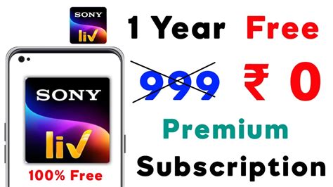 Activate Sony Live Premium Free 2023 How To Get Free Sony Liv Premium