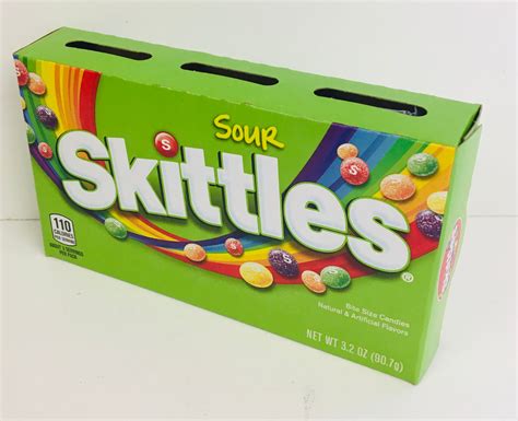 Skittles Sour Theatre Boxes 12 X 91g Morrisandson Stockport