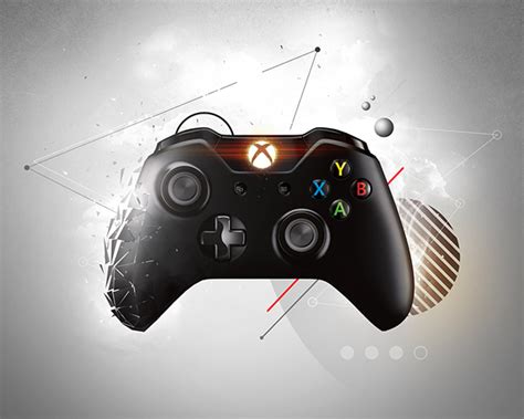 Xbox One Controller Ad Design On Behance