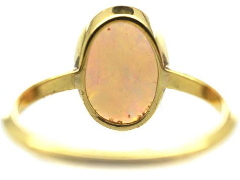 Edwardian 18ct Gold And Opal Ring 405n The Antique Jewellery Company