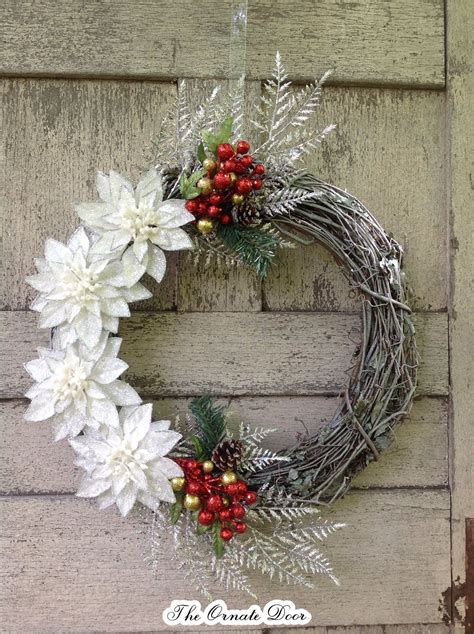 Winter grapevine wreath Christmas grapevine wreath | Grapevine wreath ...