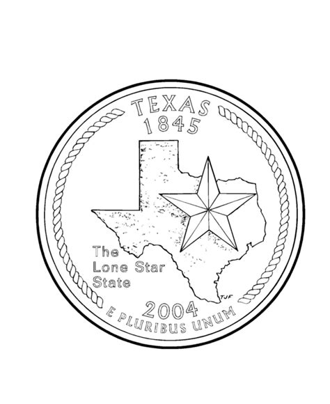 America the beautiful quarters coloring pages. Texas State Quarter Coloring Page | Coloring pages, Cross ...