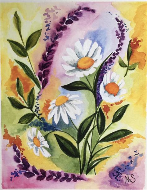 Flower Art Watercolor Tattoo Flowers Painting Hydrangeas Art