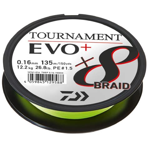 Daiwa Tournament X Braid Evo Chartreuse M Pleten N Ra Daiwa Sk