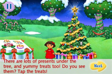 Dora es perfectamente consciente de ello y sabe cocinar, y ahora usted va a aprender diferentes trucos utilizados en la cocina para crear nuevos platos. Juego Dora Villancicos de Navidad - Juegos Dora
