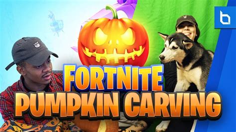 Fortnite Pumpkin Carving Halloween Challenge Youtube