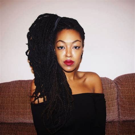 Blasian Woman Fashionista Love Marley Braids Braids Natural Hair Styles