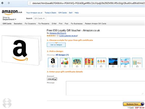 Check spelling or type a new query. Amazon Customers Warned of Fake "Your Complimentary £50.00 Gift Card" Emails