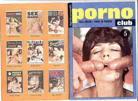 1970s 1980s Porn Magazine Covers Classic Collection