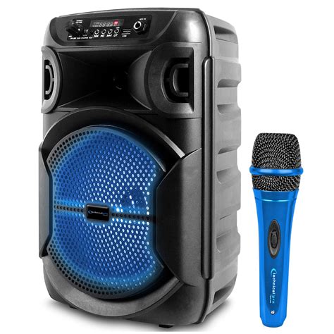 Technical Pro 8 Portable 1000w Bluetooth Speaker W Woofer And Tweeter
