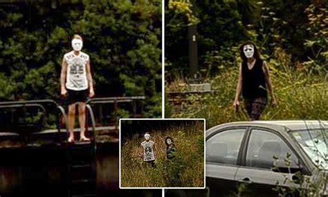 They Wouldn T Say Anything And Just Stared Terrifying Armed Masked Couple Turn Themselves