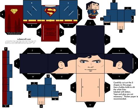 Superman Papercraft Papercraft Toys Arte De Papel