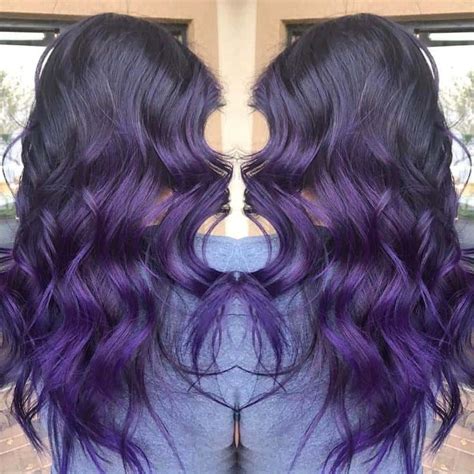 60 Purple Highlight On Brown Hair Ideas 2022 Updated Purple