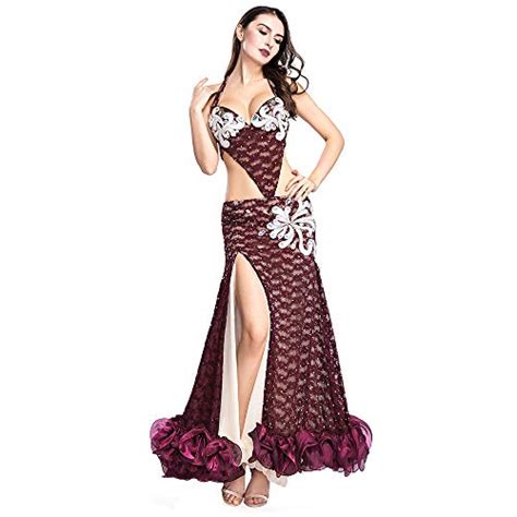 Buy Royal Smeela Women Belly Dance Costume Set Professional Dancing Performance Skirt Sexy Bra