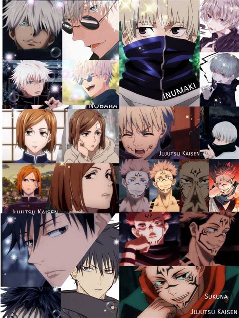 Jujutsu Kaisen Collage Wallpapers Top Free Jujutsu Kaisen Collage