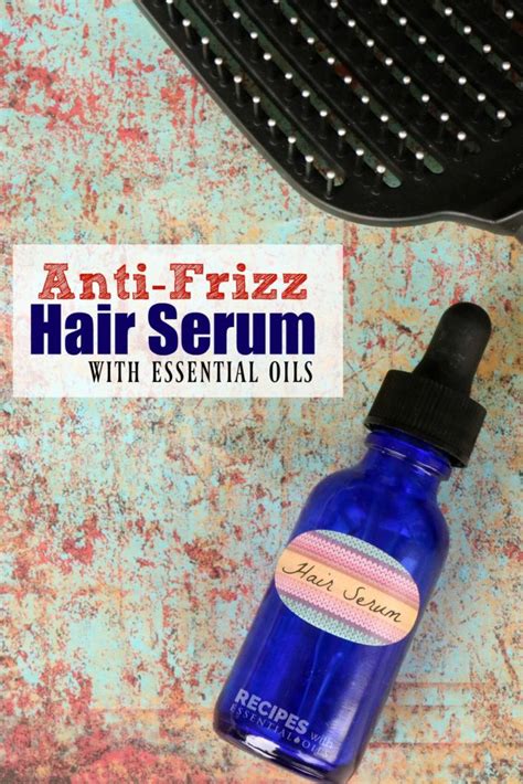 Diy hair serum for frizzy hair recipe. Anti-Frizz Hair Serum - Recipes with Essential Oils