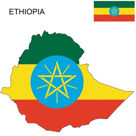 Ethiopia Flag Map And Meaning Mappr