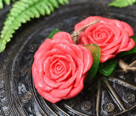 Rose Natural Glycerine Flower Soap We Are