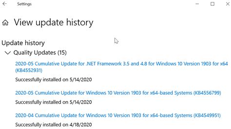 How To See Update History In Windows 10 Vrogue